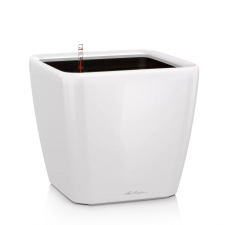 Кашпо Lechuza Quadro LS 35 Белый